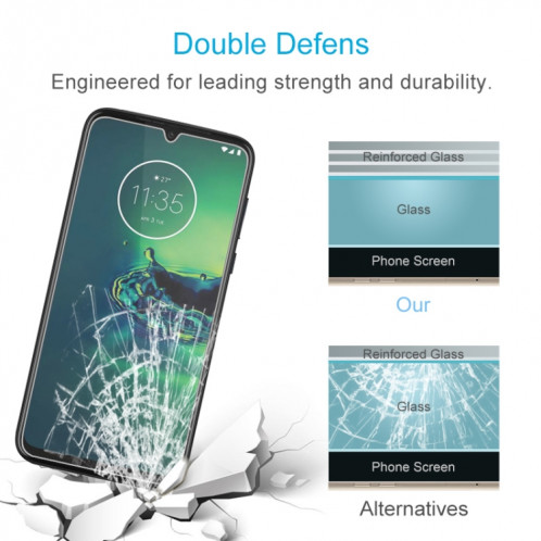 Pour Motorola Moto G8 Plus 9H 2.5D Film en verre trempé SD9055400-08