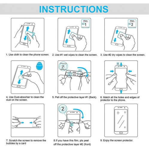 Pour Motorola Moto G8 Plus 9H 2.5D Film en verre trempé SD9055400-08