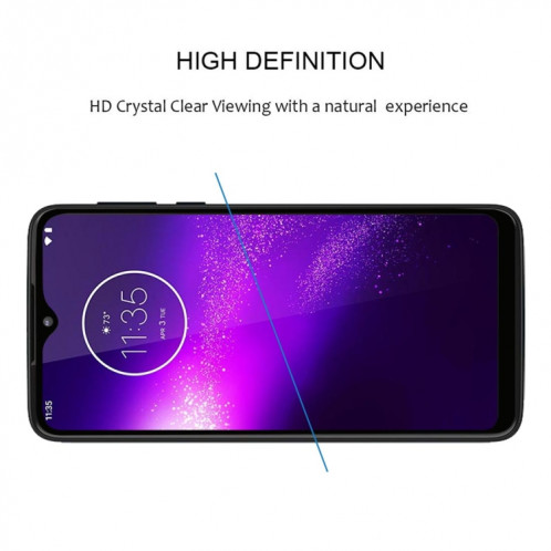 Pour Motorola One Macro Full Glue Film en verre trempé plein écran SH9235289-08