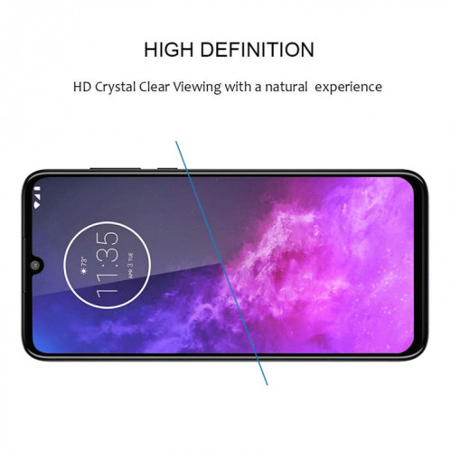 Pour Motorola One Zoom Full Glue Film en verre trempé plein écran SH92371574-08