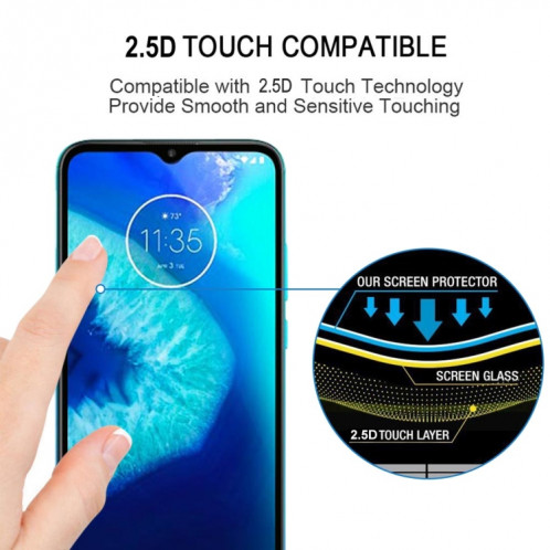 Pour Motorola Moto G8 Power Lite 25 PCS Full Glue Film en verre trempé plein écran SH92401355-08