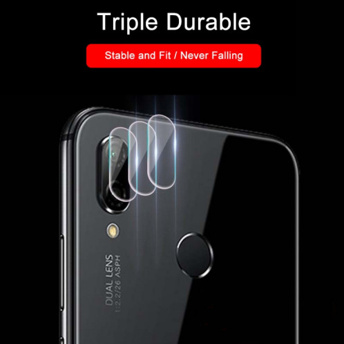 Film en verre trempé d'objectif de caméra arrière de 0,2 mm 9H 2.5D pour Motorola Moto Z3 Play SH94391192-012