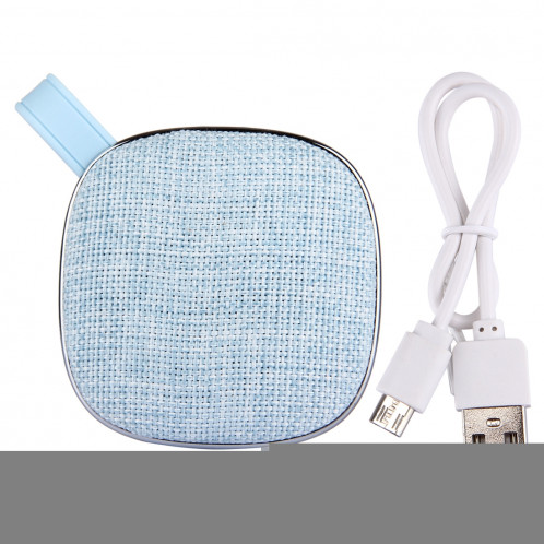 Haut-parleur stéréo Bluetooth X25 Portable Fabric Design, avec MIC intégré, prise en charge des appels mains libres et carte TF & AUX IN, Bluetooth Distance: 10m (bleu) SH722L750-012