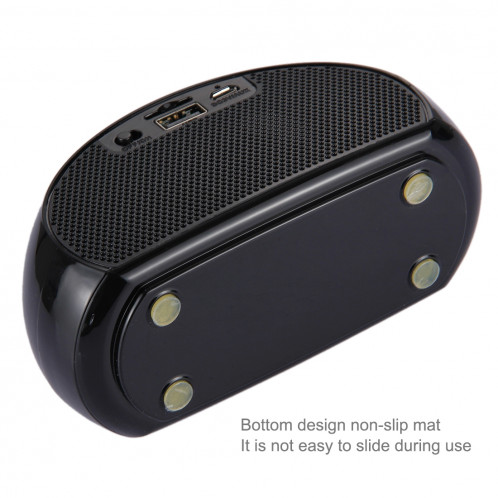 Haut-parleur stéréo portable Bluetooth Y40, avec microphone intégré, prise en charge des appels mains libres et carte TF & AUX IN & FM, Bluetooth Distance: 10 m (noir) SH723B1798-012
