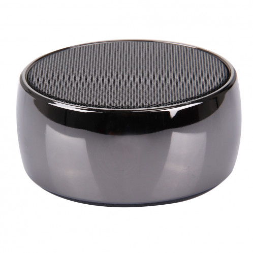 Haut-parleur stéréo portable Bluetooth BS01, avec microphone intégré, prise en charge des appels mains libres et carte TF & AUX IN, distance Bluetooth: 10 m (gris noir) SH810B76-019