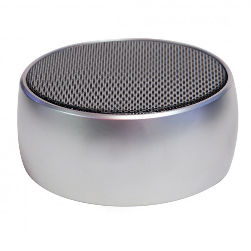 Haut-parleur stéréo portable Bluetooth BS01, avec microphone intégré, prise en charge des appels mains libres et carte TF et prise AUX IN, distance Bluetooth: 10 m (argent) SH810S342-019