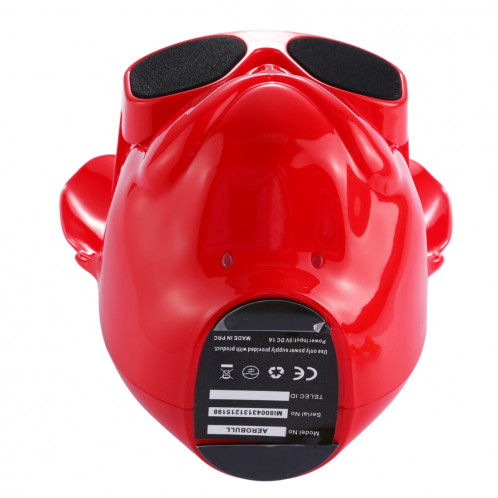 Haut-parleur stéréo sans fil Bluetooth de mode Bulldog AEROBULL, prise en charge Aux & Carte TF, pour téléphones mobiles / tablettes / ordinateurs portables, carte TF de soutien et entrée AUX, Bluetooth SH922R458-011