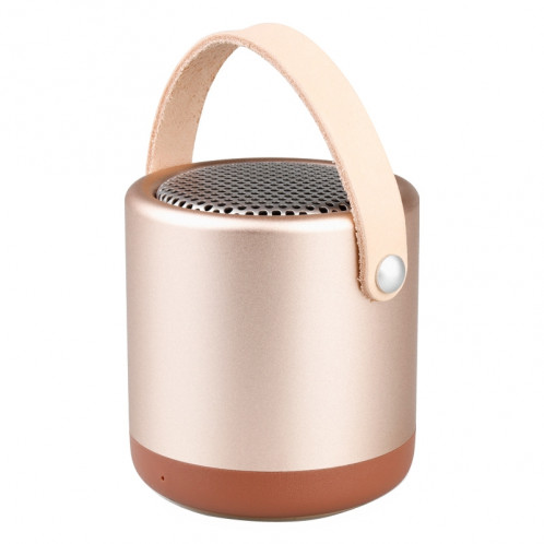 A056 Portable En Métal En Plein Air Bluetooth V4.1 Enceinte Avec Micro, Support Mains Libres Et AUX Line In (Or) SH247J1387-010