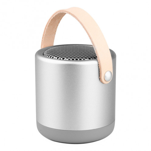 A056 Enceinte portable Bluetooth V4.1 extérieure avec micro, prise en charge mains libres et entrée ligne AUX (argent) SH247S614-010