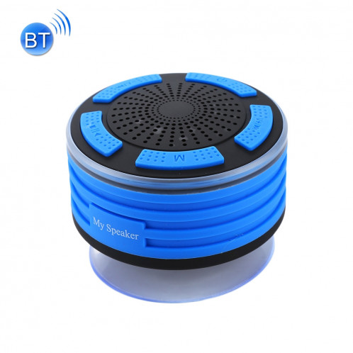 F013 Mini Portable IPX7 Étanche Bluetooth V4.0 Stéréo Lecteur MP3 Haut-Parleur avec Lumière LED & Ventouse, Micro Intégré, Radio FM Support, Bluetooth Distance: 10m SH21161903-08