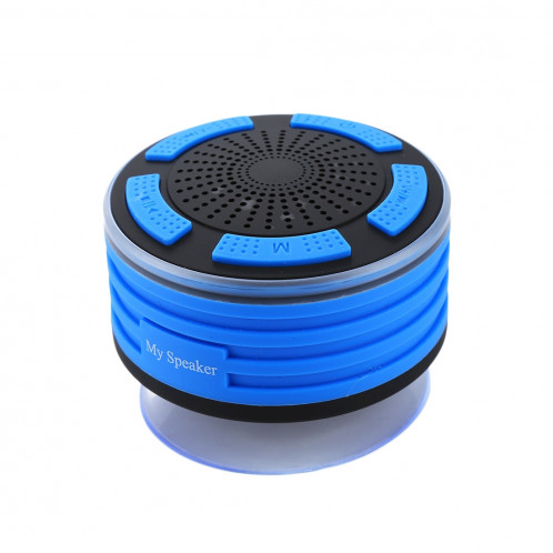 F013 Mini Portable IPX7 Étanche Bluetooth V4.0 Stéréo Lecteur MP3 Haut-Parleur avec Lumière LED & Ventouse, Micro Intégré, Radio FM Support, Bluetooth Distance: 10m SH21161903-08