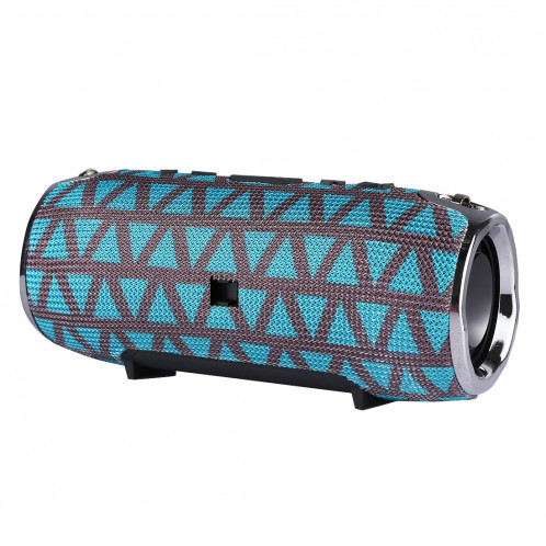 Haut-parleur stéréo portable Bluetooth V4.1 avec dragonne, MIC intégré, carte TF de soutien et AUX IN, distance Bluetooth: 10 m (bleu + gris) SH56NV443-08
