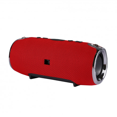 Haut-parleur stéréo portable Bluetooth V4.1 avec courroie, microphone intégré, carte TF de soutien et AUX IN, distance Bluetooth: 10 m (rouge) SH156R1014-08