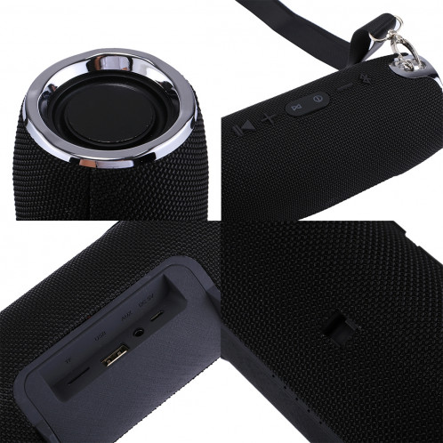 Haut-parleur stéréo portable Bluetooth V4.1 avec dragonne, MIC intégré, carte TF de soutien et AUX IN, distance Bluetooth: 10 m SH3156697-09