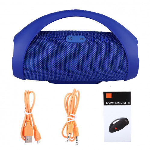 BOOMS BOX MINI E10 Splash-preuve Portable Bluetooth V3.0 Haut-parleur stéréo avec poignée pour iPhone, Samsung, HTC, Sony et autres Smartphones (Bleu) SH157L1654-09