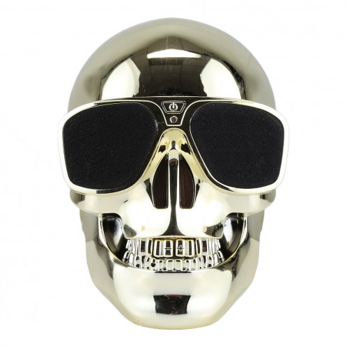 Lunettes de soleil Bluetooth Skull Haut-parleur stéréo pour iPhone, Samsung, HTC, Sony et autres smartphones (Gold) SH159J169-07