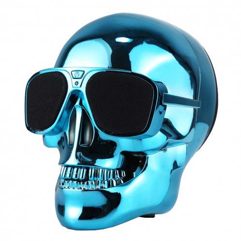 Lunettes de soleil Bluetooth Skull Haut-parleur stéréo pour iPhone, Samsung, HTC, Sony et autres Smartphones (Bleu) SH159L1016-07