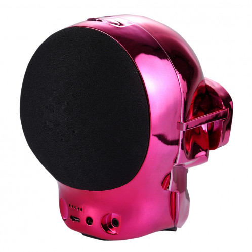 Haut-parleur stéréo Bluetooth Skull pour iPhone, Samsung, HTC, Sony et autres Smartphones (Rouge) SH159R459-07