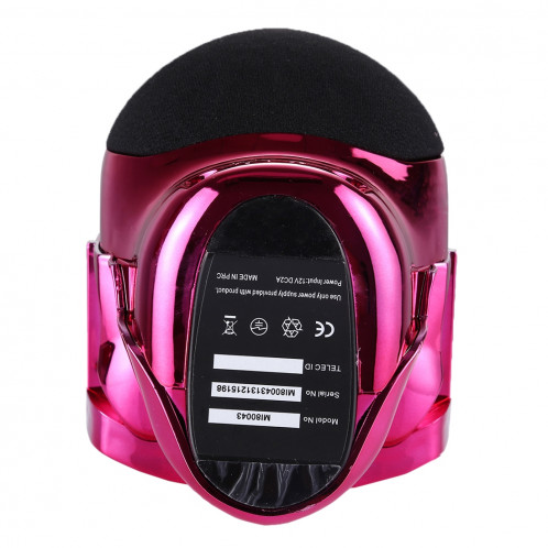 Haut-parleur stéréo Bluetooth Skull pour iPhone, Samsung, HTC, Sony et autres Smartphones (Rouge) SH159R459-07