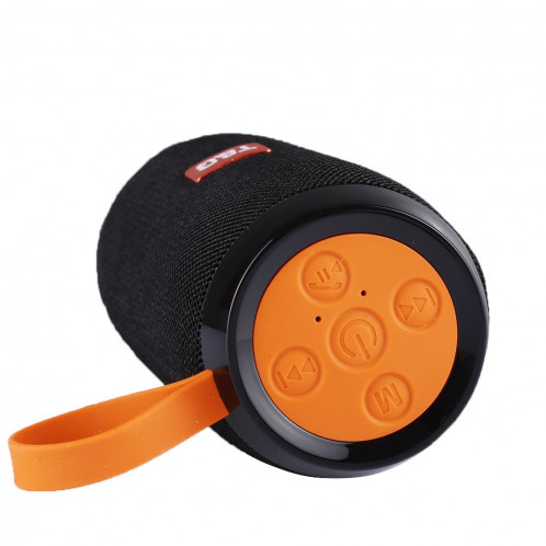 Haut-parleur stéréo sans fil Bluetooth V4.2 T & G TG106 portable avec poignée, MIC intégré, prise en charge des appels mains libres et carte TF & AUX IN & FM, Bluetooth Distance: 10 m (noir) SH191B1210-09