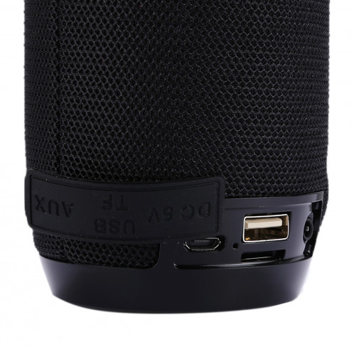 Haut-parleur stéréo sans fil Bluetooth V4.2 T & G TG106 portable avec poignée, MIC intégré, prise en charge des appels mains libres et carte TF & AUX IN & FM, Bluetooth Distance: 10 m (noir) SH191B1210-09