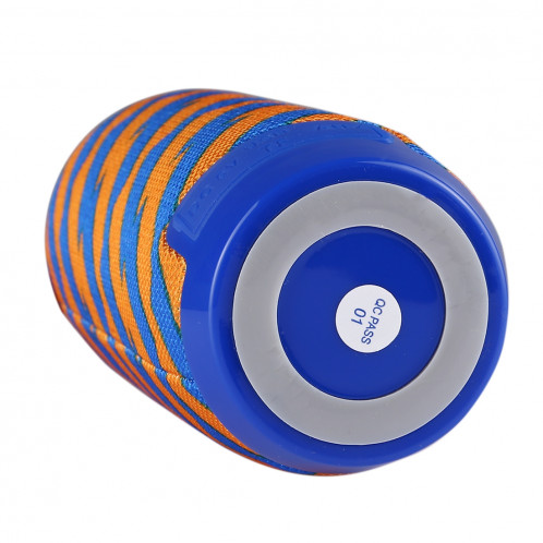 Haut-parleur stéréo sans fil Bluetooth V4.2 T & G TG106 portable avec poignée, MIC intégré, prise en charge des appels mains libres et carte TF & AUX IN & FM, Bluetooth Distance: 10 m (bleu + jaune) SH91EL74-09