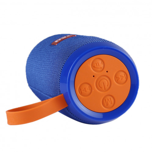 Haut-parleur stéréo sans fil Bluetooth V4.2 T & G TG106 portable avec poignée, microphone intégré, prise en charge des appels mains libres et carte TF & AUX IN & FM, Bluetooth Distance: 10 m (bleu SH191L1755-09