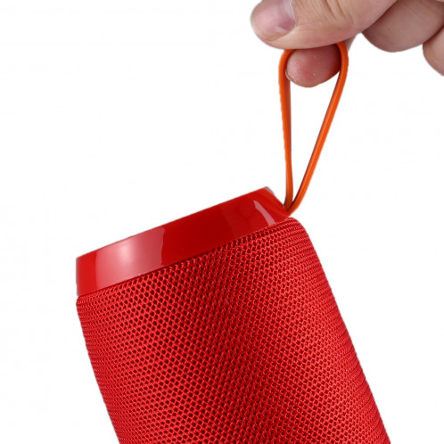 Haut-parleur stéréo sans fil Bluetooth V4.2 T & G TG106 portable avec poignée, microphone intégré, prise en charge des appels mains libres et carte TF & AUX IN & FM, Bluetooth Distance: 10 m (rouge) SH191R1188-09