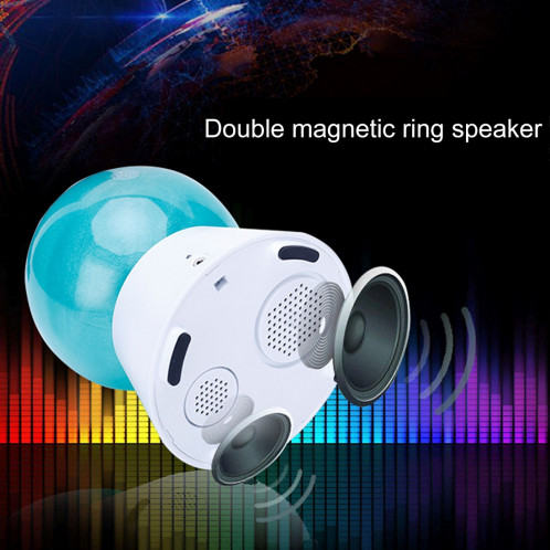 Creative SATURN Planète Conception Magic Music Basse Sound Box Bluetooth V2.1 + EDR Haut-Parleur LED Atmosphère Nuit Lampe Nouveauté Cadeaux SH110E412-09