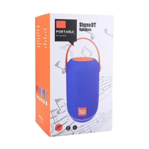 T & G TG107 Haut-parleur stéréo sans fil Bluetooth V4.2 portable avec poignée, MIC intégré, prise en charge des appels mains libres et carte TF & AUX IN & FM, Bluetooth Distance: 10 m SH201L1890-010
