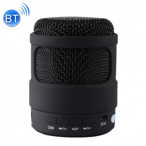 S-13 Haut-parleur Bluetooth sans fil de musique stéréo portable, microphone intégré, prise en charge des appels mains libres et carte TF et fonction audio et FM AUX, Bluetooth Distance: 10 m (noir) SH667B1692-09