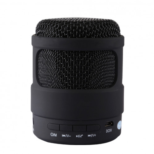 S-13 Haut-parleur Bluetooth sans fil de musique stéréo portable, microphone intégré, prise en charge des appels mains libres et carte TF et fonction audio et FM AUX, Bluetooth Distance: 10 m (noir) SH667B1692-09