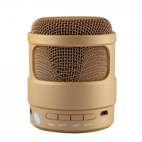 S-13 Haut-parleur Bluetooth sans fil pour musique stéréo portable, MIC intégré, prise en charge des appels mains libres et carte TF et fonction audio et FM AUX, Bluetooth Distance: 10 m (or) SH667J137-09