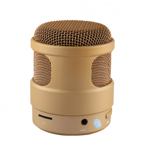 S-13 Haut-parleur Bluetooth sans fil pour musique stéréo portable, MIC intégré, prise en charge des appels mains libres et carte TF et fonction audio et FM AUX, Bluetooth Distance: 10 m (or) SH667J137-09