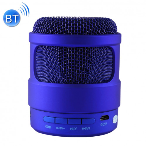 S-13 Haut-parleur Bluetooth sans fil de musique stéréo portable, MIC intégré, prise en charge des appels mains libres et carte TF et fonction audio & FM AUX, Bluetooth Distance: 10m (bleu) SH667L1665-09