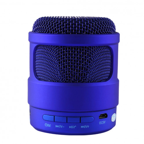 S-13 Haut-parleur Bluetooth sans fil de musique stéréo portable, MIC intégré, prise en charge des appels mains libres et carte TF et fonction audio & FM AUX, Bluetooth Distance: 10m (bleu) SH667L1665-09