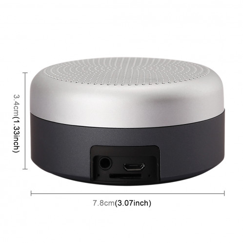 Haut-parleur Bluetooth de lecture de musique multifonctionnelle de carte M227, appui d'appel mains libres et carte de TF et fonction audio AUX (noir) SH000B1365-012