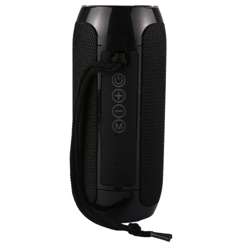 Haut-parleur stéréo portable Bluetooth TG117, avec micro intégré, prise en charge des appels mains libres et carte TF & AUX IN & FM, Bluetooth Distance: 10 m (noir) SH001B679-011