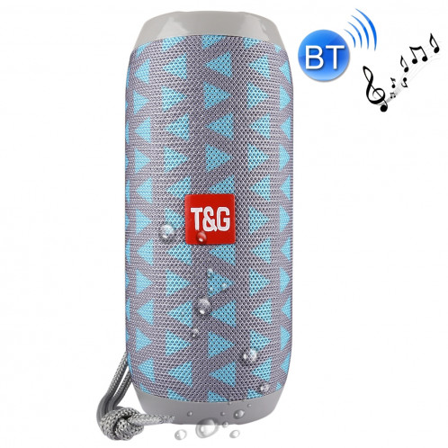 Haut-parleur stéréo portable Bluetooth TG117, avec microphone intégré, prise en charge des appels mains libres et carte TF & AUX IN & FM, Bluetooth Distance: 10 m (bleu) SH001L1362-011