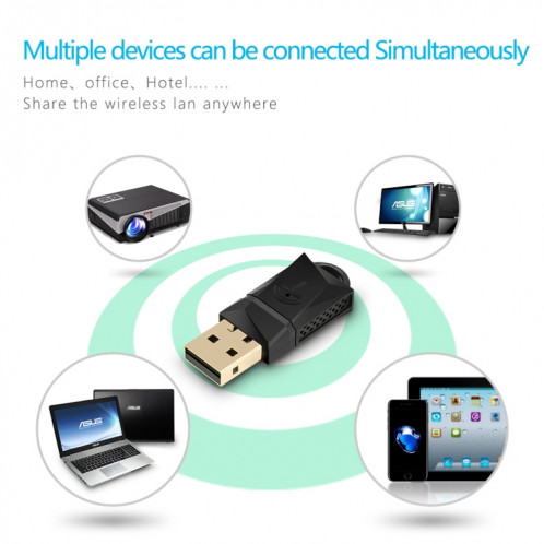 Adaptateur WiFi USB sans fil Rocketek RT-WL3 300 Mbps 802.11 n / a / g SR0002254-07