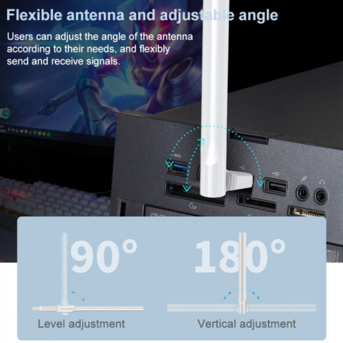 Adaptateur réseau USB Wifi COMFAST CF-WU713N 300 Mbps SC00241877-011