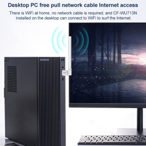 Adaptateur réseau USB Wifi COMFAST CF-WU713N 300 Mbps SC00241877-011