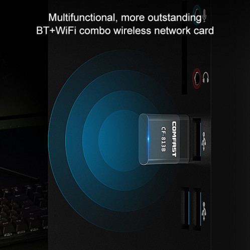 Adaptateur de réseau USB Bluetooth Bluetooth Bluetooth Bluetooth Bluetooth de CF-813B 650Mbps SC12531340-08