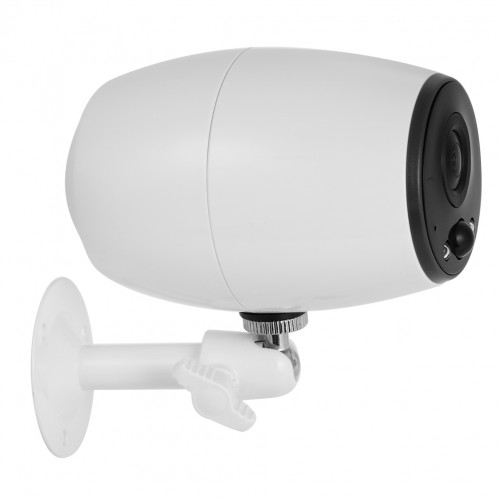 VESAFE VS-DC01 Sécurité HD 720P deux voies audio sans fil Wifi caméra IP, vision nocturne de soutien et détection PIR et carte TF, IP54 étanche (blanc) SH093W88-014