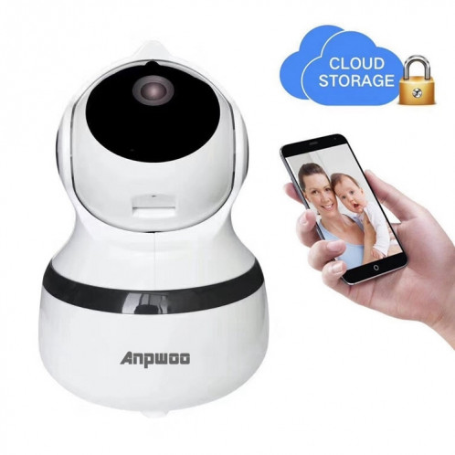 Caméra IP WiFi WiFi Anpwoo Altman 2.0MP 1080P HD, prise en charge de la détection de mouvement / vision nocturne (blanc) SA096W1587-010
