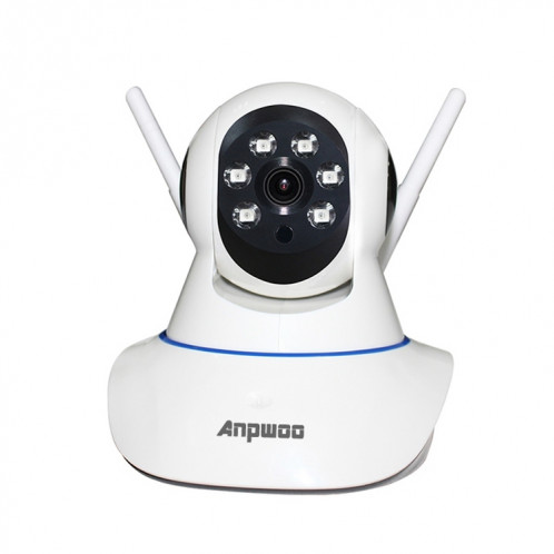 Anpwoo AP001 1.0MP 720P HD WiFi Caméra IP, Détection de mouvement / Vision nocturne (Blanc) SA097W1599-015