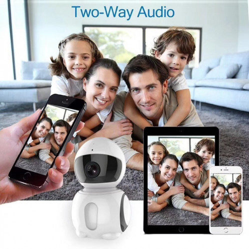 Anpwoo AP006 2.0MP 1080P 1 / 2,7 pouces HD WiFi IP Camera, Détection de mouvement / Vision nocturne (Blanc) SA099W1659-010