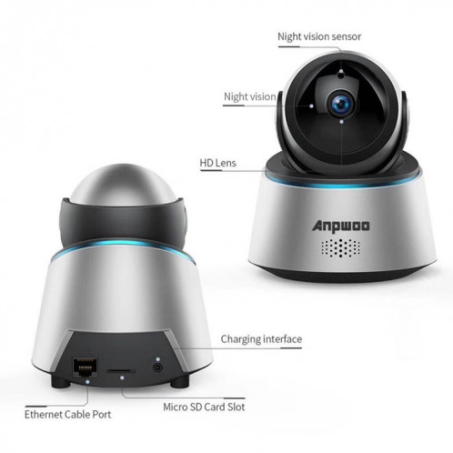 Anpwoo Astronaut 2.0MP 1080P 1/3 pouce caméra CMOS HD WiFi IP, détection de mouvement de soutien / vision nocturne SA01001939-012