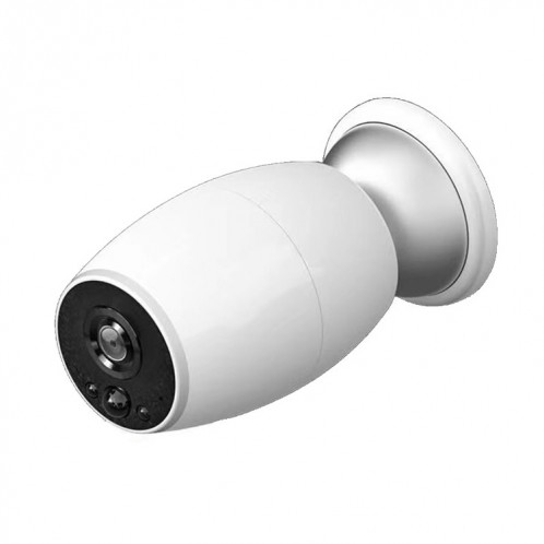 Anpwoo Cannon Caméra IP CMOS HD WiFi 1/3 pouce 1.3MP 960P avec support pour trépied, détection de mouvement et vision nocturne (blanc) SA102W1114-011