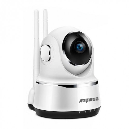 Anpwoo Guardian Caméra IP CMOS HD WiFi 2.0MP 1080P 1/3 pouce, Détection de mouvement / Vision nocturne (Blanc) SA103W820-010